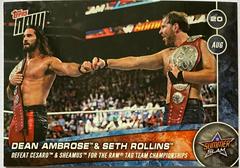 Dean Ambrose & Seth Rollins #128 Wrestling Cards 2017 Topps Now WWE Prices