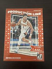 Devin Booker #8 Basketball Cards 2022 Panini Donruss Production Line Prices