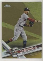 Mookie Betts [Gold Refractor] #HMT26 Baseball Cards 2017 Topps Chrome Update Prices
