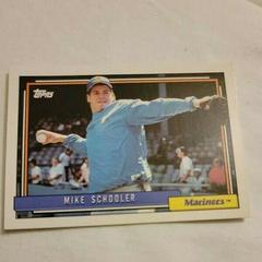 Mike Schooler Baseball Cards 1992 Topps Prices