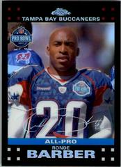 Ronde Barber [Refractor] #TC105 Football Cards 2007 Topps Chrome Prices