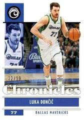 Luka Doncic [Blue] Basketball Cards 2021 Panini Chronicles Prices