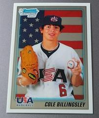 Cole Billingsley Baseball Cards 2010 Bowman Chrome Draft Picks & Prospects Prices