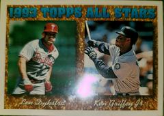 Ken Griffey Jr. , Len Dykstra #388 Baseball Cards 1994 Topps Bilingual Prices