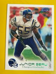 Junior Seau [Stealth] Football Cards 1999 Fleer Focus Prices