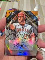 Mike Trout [Gold] #FA-MT Baseball Cards 2022 Topps Fire Autographs Prices