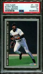 Barry Bonds #F-150 Baseball Cards 1993 Fleer Final Edition Prices