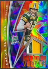 Aaron Rodgers [Neon Marble] #HV-ARO Football Cards 2022 Panini Spectra High Voltage Prices