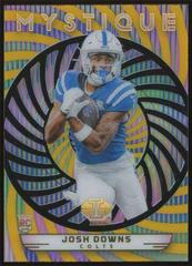 Josh Downs [Gold] #21 Football Cards 2023 Panini Illusions Mystique Prices