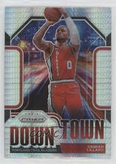 Damian Lillard [Hyper Prizm] #12 Basketball Cards 2020 Panini Prizm Downtown Bound Prices