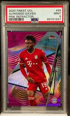 Alphonso Davies [Pink Refractor] #69 Soccer Cards 2020 Topps Finest UEFA Champions League Prices