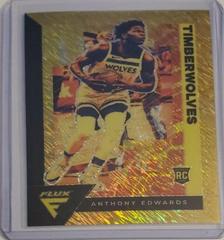 Anthony Edwards [Gold] #202 Basketball Cards 2020 Panini Flux Prices