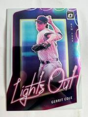 Gerrit Cole [Holo] #LO9 Baseball Cards 2021 Panini Donruss Optic Lights Out Prices