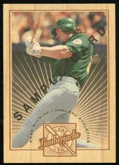 Mark McGwire [Sample] #10 Baseball Cards 1996 Leaf Limited Lumberjacks Prices