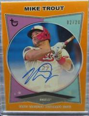 Mike Trout [Orange] #AC-MT Baseball Cards 2023 Topps Brooklyn Collection Autographs Prices