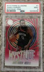 James Harden [Pink] #1 Basketball Cards 2019 Panini Illusions Mystique Prices