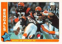 Bengals [Making the Opponent Pay] #11 Football Cards 1985 Fleer Team Action Prices