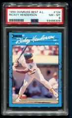 Rickey Henderson #124 Baseball Cards 1990 Donruss Best AL Prices