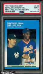 Sluggers From Left Side [D. Mattingly, D. Strawberry] #638 Baseball Cards 1987 Fleer Glossy Prices