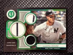 Aaron Judge [Green] Baseball Cards 2024 Topps Tribute Triple Relic Prices