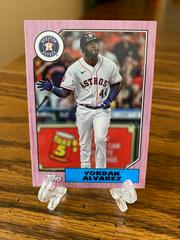 Yordan Alvarez [Pink] Baseball Cards 2022 Topps Mini 1987 Prices