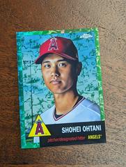 Shohei Ohtani [Toile White Green] Baseball Cards 2022 Topps Chrome Platinum Anniversary Prices