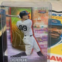 Aaron Judge [Gold Refractor] #4 Baseball Cards 2021 Bowman’s Best Prices