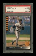 Gregg Olson #161 Baseball Cards 1993 SP Prices