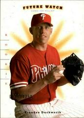 Brandon Duckworth #132 Baseball Cards 2001 SP Authentic Prices