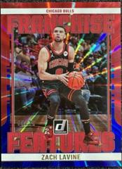 Zach LaVine [Red Blue] #5 Basketball Cards 2023 Panini Donruss Franchise Features Prices