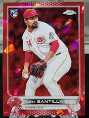 Tony Santillan [Red] Baseball Cards 2022 Topps Chrome Sapphire Prices