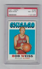 Bob Weiss Basketball Cards 1971 Topps Prices