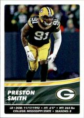 Preston Smith #407 Football Cards 2022 Panini NFL Stickers Prices