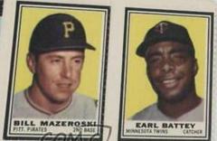 Bill Mazeroski Baseball Cards 1962 Topps Stamps Prices