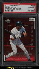Derek Jeter [Exclusives Silver] #526 Baseball Cards 2000 Upper Deck Prices