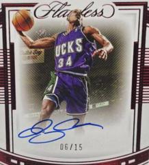 Ray Allen [Ruby] #16 Basketball Cards 2022 Panini Flawless Draft Gem Signature Prices