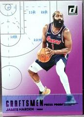 James Harden [Press Proof] Basketball Cards 2022 Panini Donruss Craftsmen Prices