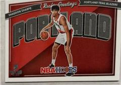 Shaedon Sharpe #7 Basketball Cards 2022 Panini Hoops Rookie Greetings Prices
