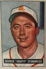 George Stirnweiss #21 Baseball Cards 1951 Bowman Prices