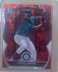 Lazaro Montes [Sapphire Red] #BCP-58 Baseball Cards 2023 Bowman Chrome Prospects Prices