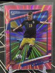 Mattias Svanberg [Pink Laser] Soccer Cards 2021 Panini Donruss Road to Qatar Prices