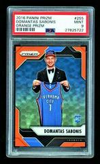 Domantas Sabonis [Orange Prizm] #255 Basketball Cards 2016 Panini Prizm Prices