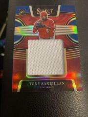 Tony Santillan [Tri Color] Baseball Cards 2022 Panini Select Rookie Jumbo Swatch Prices