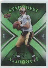 Drew Brees [Rainbow Green] Football Cards 2008 Upper Deck Starquest Prices