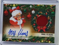 Mrs. Claus [Autograph] Baseball Cards 2023 Topps Holiday Faux Relics Prices