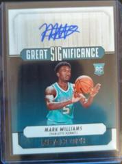 Mark Williams Basketball Cards 2022 Panini Hoops Great SIGnificance Autographs Prices