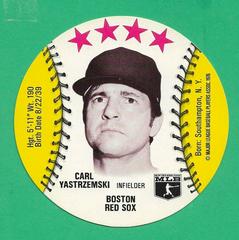 Carl Yastrzemski Baseball Cards 1976 Buckmans Discs Prices