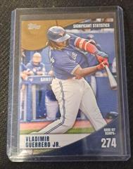 Vladimir Guerrero Jr. [Gold] #SS-4 Baseball Cards 2022 Topps Significant Statistics Prices