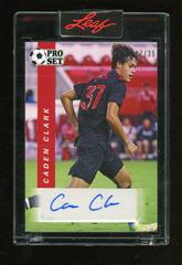 Caden Clark [Red] Soccer Cards 2022 Pro Set Autographs Prices