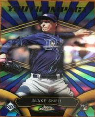 Blake Snell [Orange Refractor] #YI-17 Baseball Cards 2016 Topps Chrome Youth Impact Prices